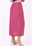 Skirt Yas Yasamanda Pink/Red